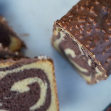 marbré au chocolat