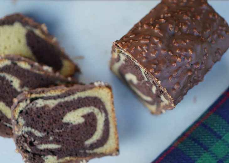 recette marbré chocolat glacage rocher
