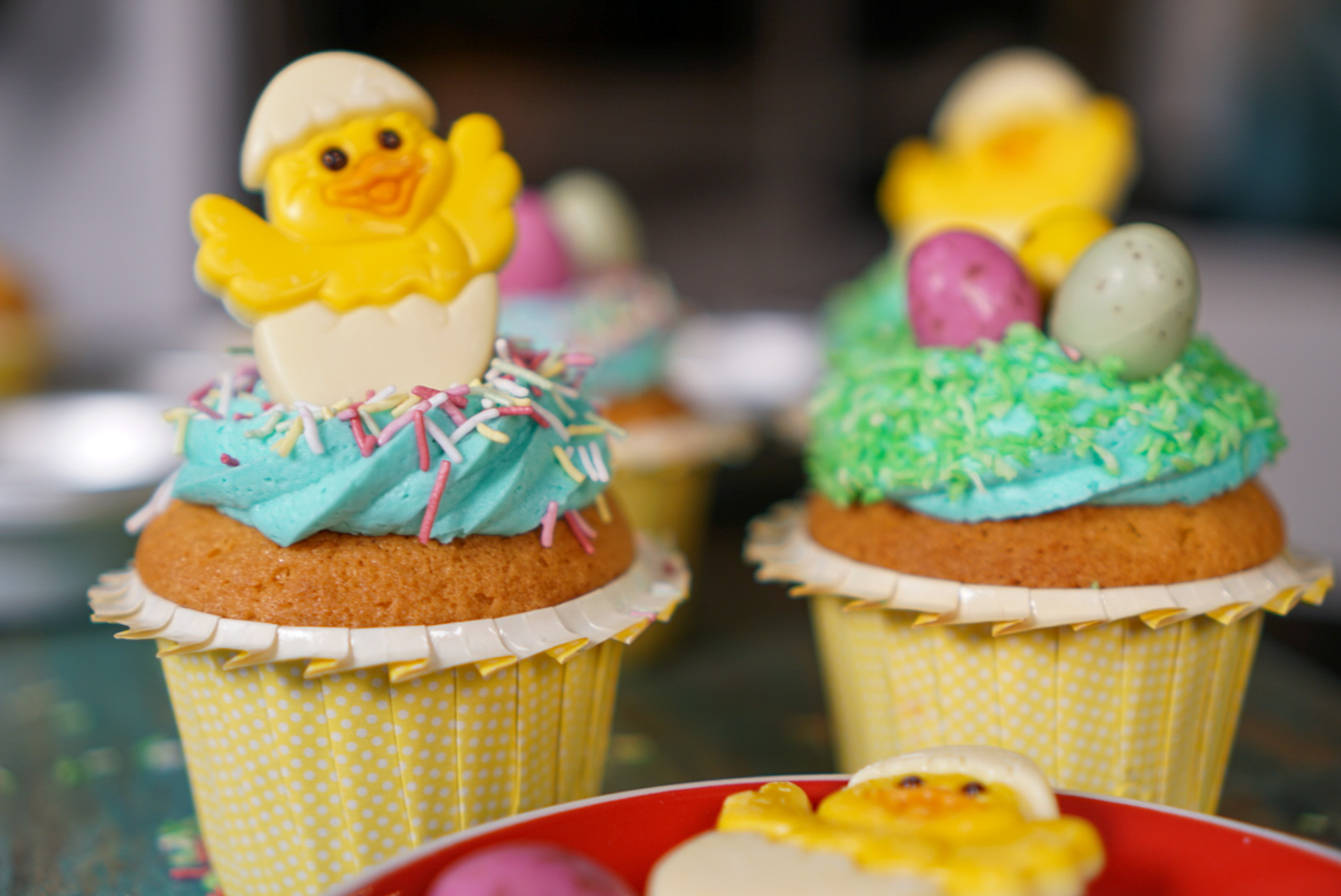 Recette Cupcakes de Pâques avec glaçage au sucre facile