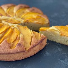 Tarte sans pate mangue amande