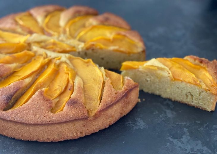 Tarte sans pate mangue amande