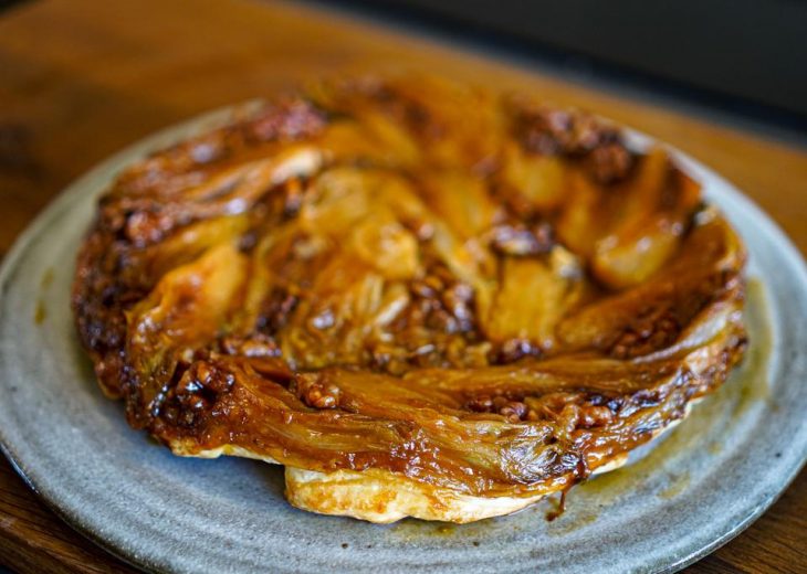 Tarte tatin endive bleu noix