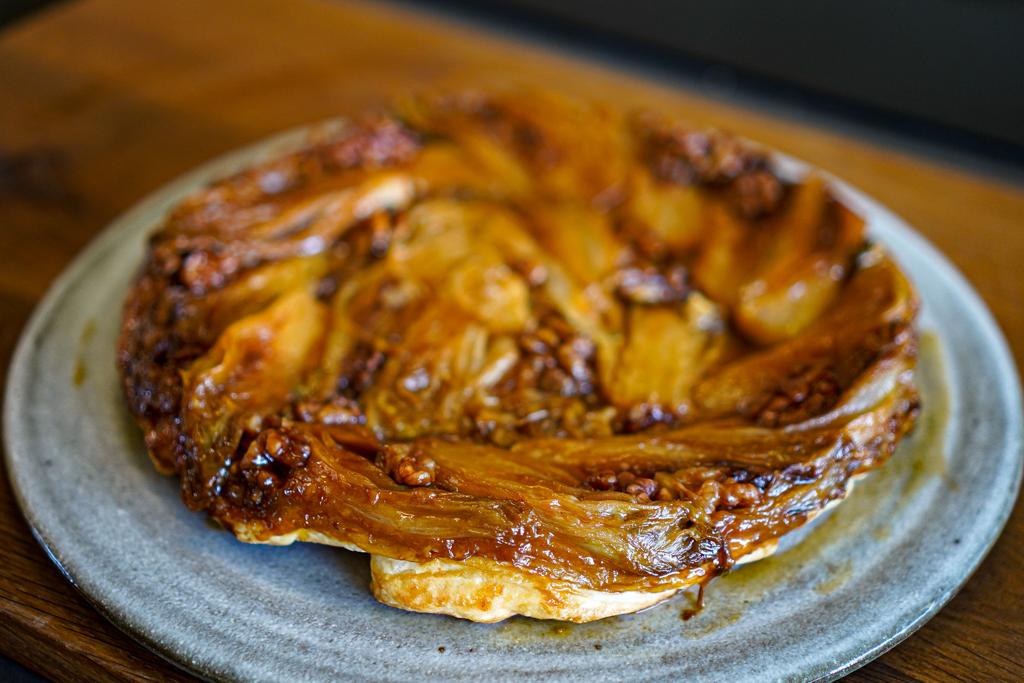 Tarte tatin endive bleu noix