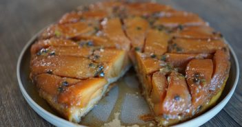 Tarte tatin kakis pomme caramélisés