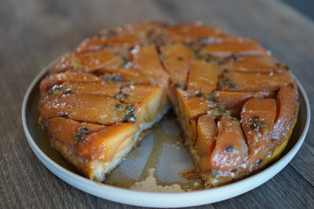 Tarte tatin kakis pomme caramélisés