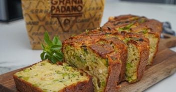 Recette Cake apéritif au Grana Padano et petits légumes de printemps