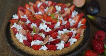 recette de la tarte aux fruits rouges sans cuisson