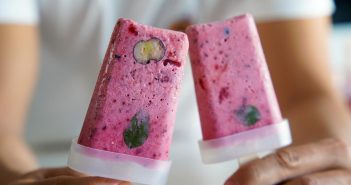 Recette Glaces Popsicle Lait de Coco et Fraises