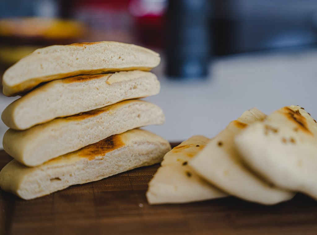 Recette pain pita sans four 5 ingrédients