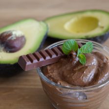 crème végétale avocat chocolat