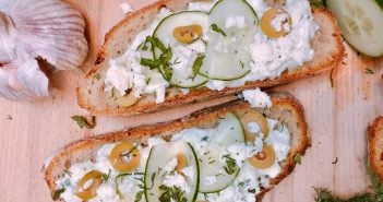 recette du tzatiki grec sur toast