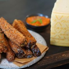 Beignets d’aubergine au Grana Padano