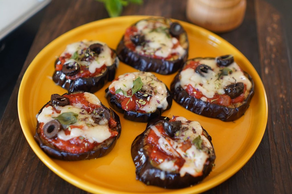 Pizza aubergine