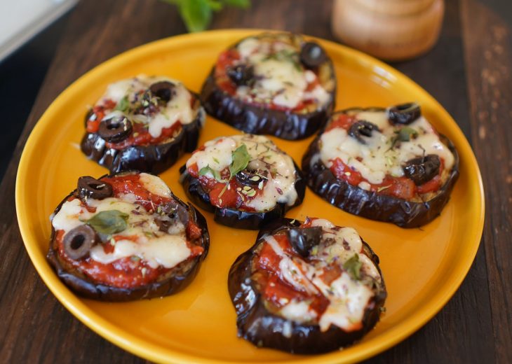 Pizza aubergine