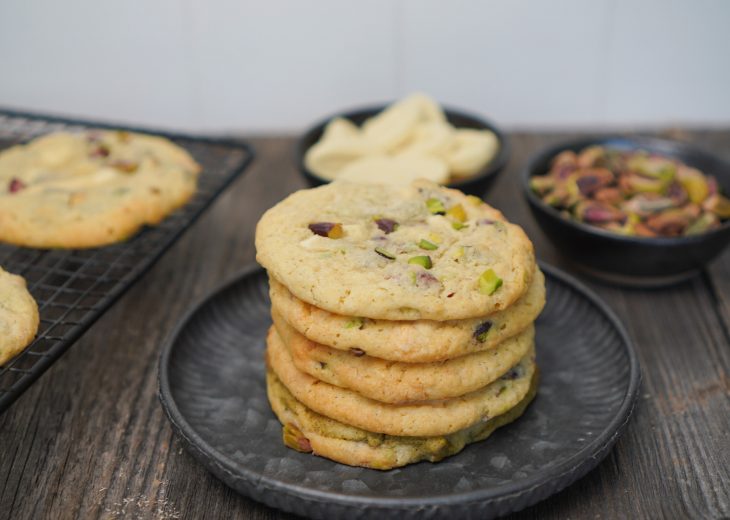 recette cookies chocolat blanc pistaches