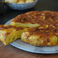 Tortilla pomme de terre oignons