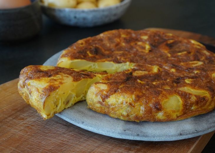 Tortilla pomme de terre oignons