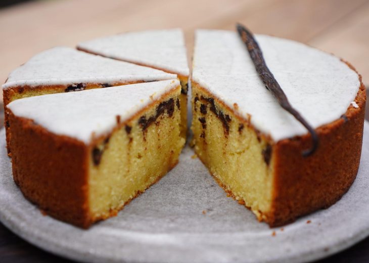 fondant aux amandes glaçage royal vanille