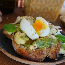 Tartine repas avec Grana Padano