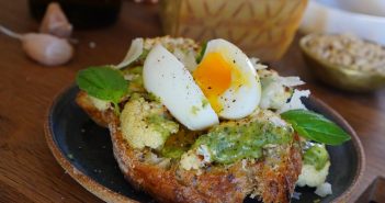 Tartine repas avec Grana Padano