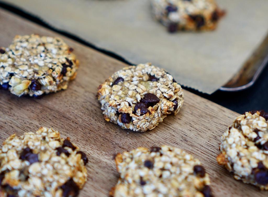 Biscuits avoine banane 3 ingrédients