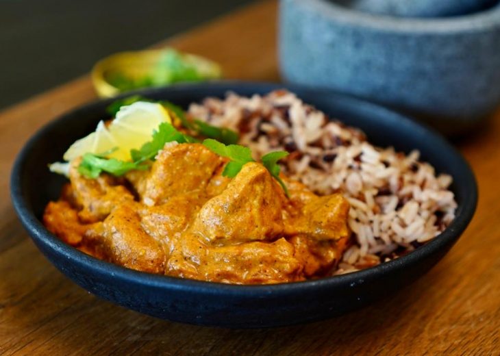 Butter chicken végétal