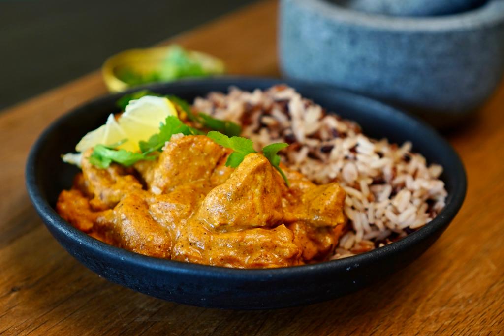 Butter chicken végétal