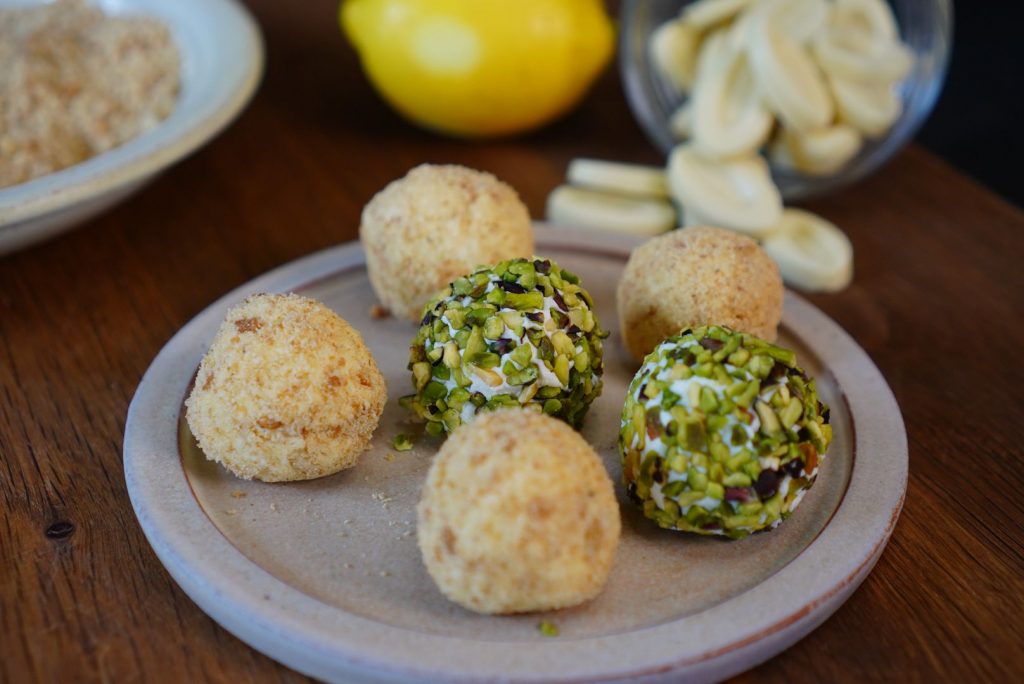 Cheesecake balls sans cuisson
