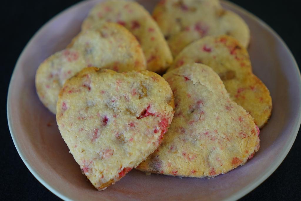 Cookie aux pralines roses