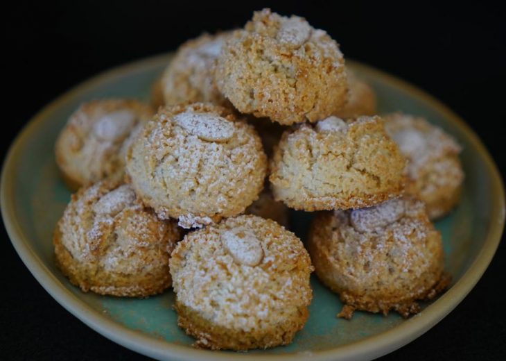 petits macarons italiens à l’amande