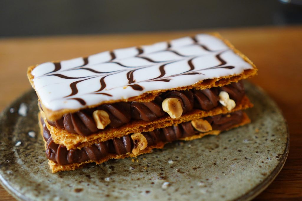 Millefeuille au chocolat
