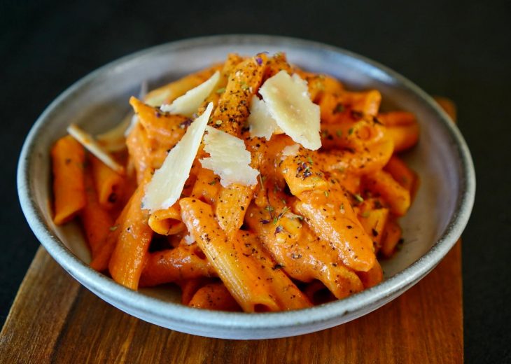 penne sauce tomate crémeuse