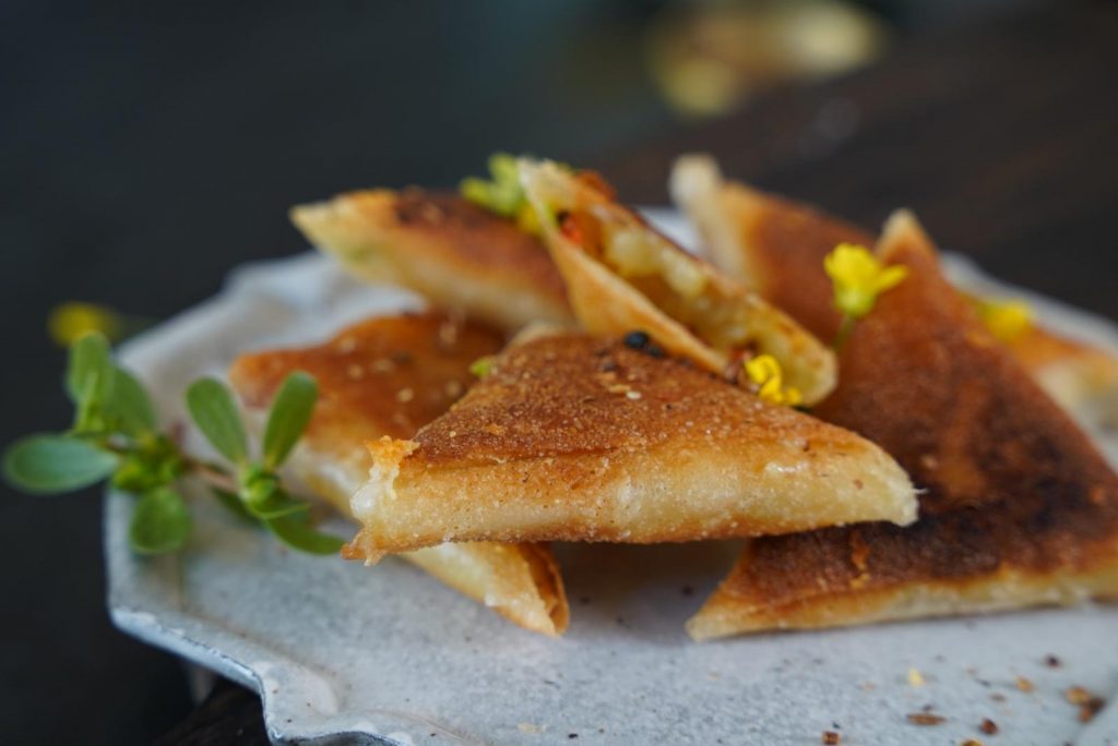 samoussas fromage raclette