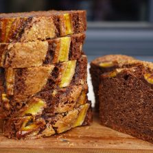 banana bread au chocolat