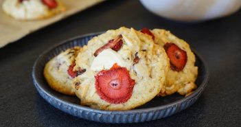 Cookies fraise chocolat blanc