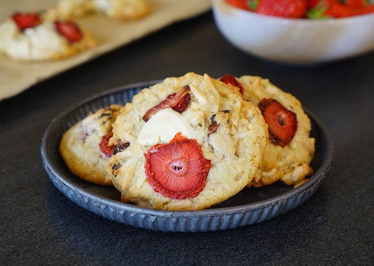 Cookies fraise chocolat blanc