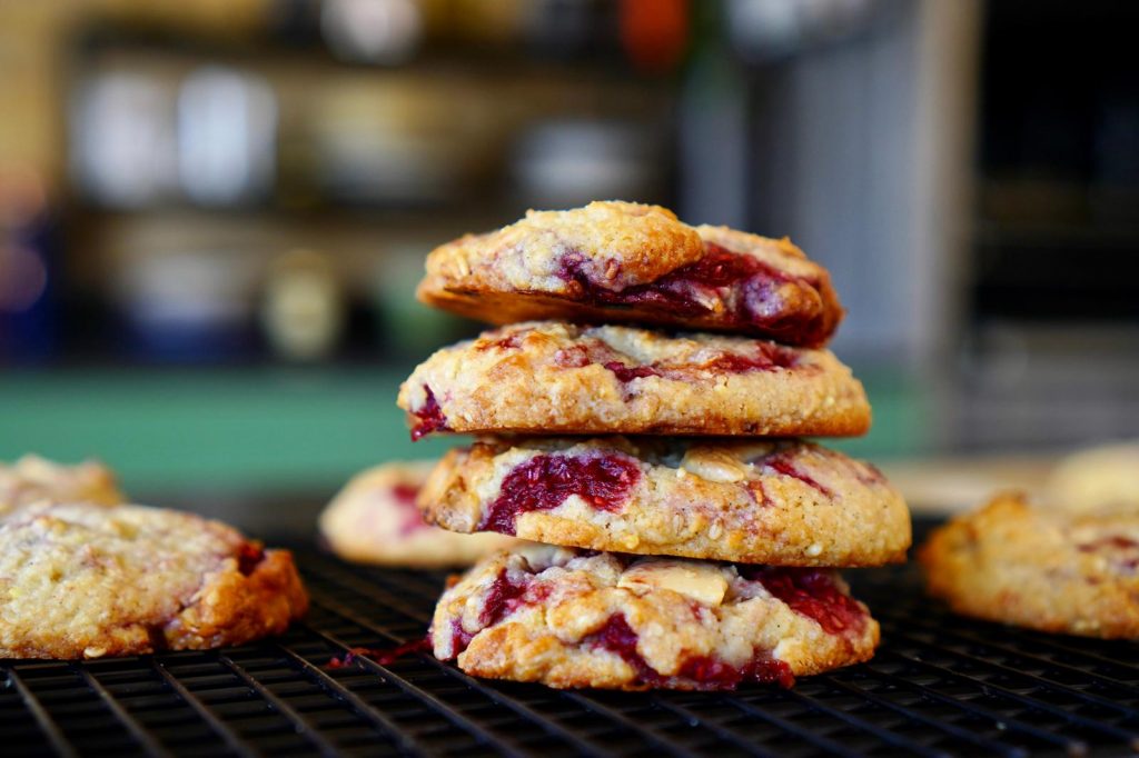Cookies framboises chocolat blanc