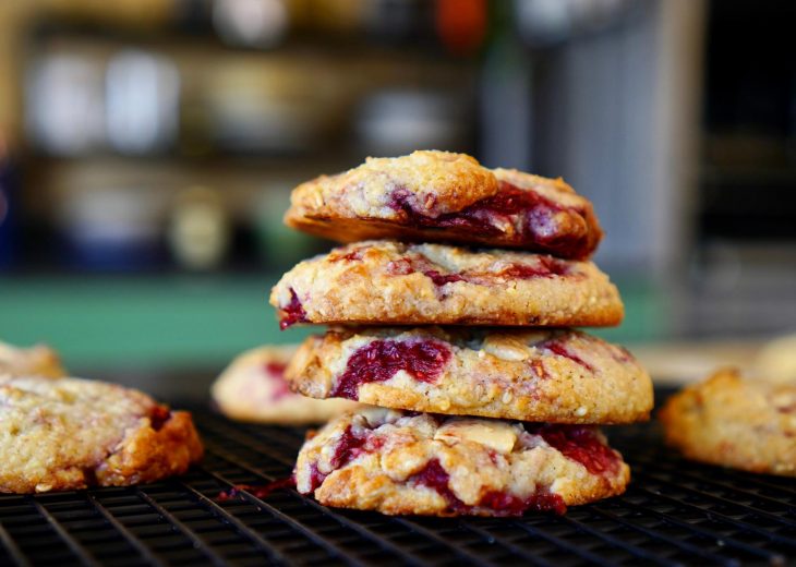 Cookies framboises chocolat blanc