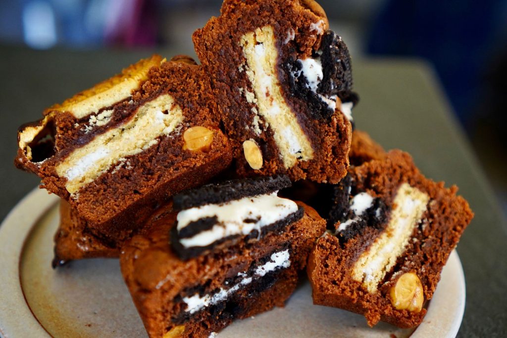 muffins brownie aux Oreos