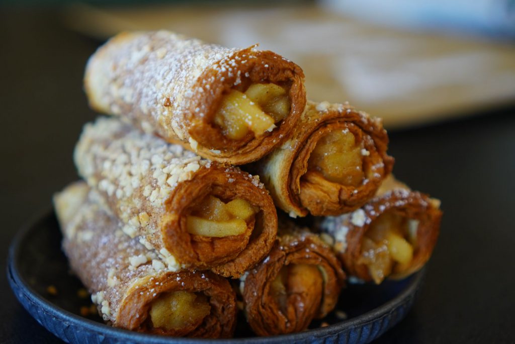 Rolls croustillants aux pommes