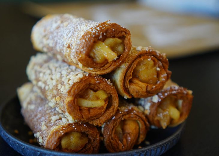 Rolls croustillants aux pommes