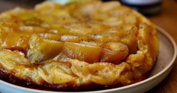 Tarte tatin poireau