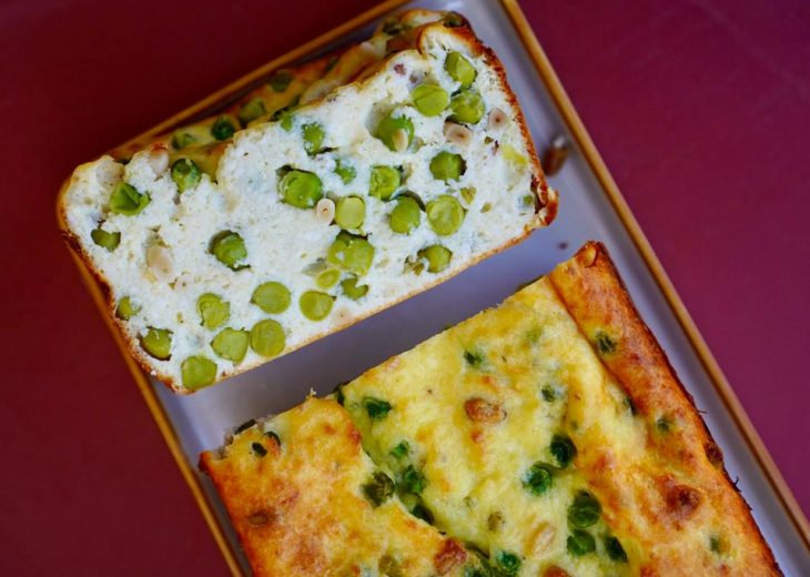 Clafoutis petits pois ricotta