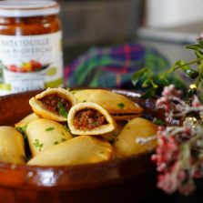 Empanadas boeuf, pain d'épice et ratatouille