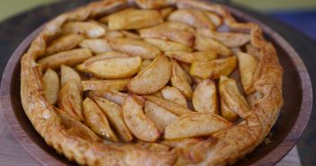 Tarte aux pommes feuillétée