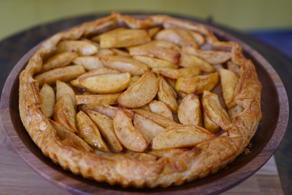 Tarte aux pommes feuillétée