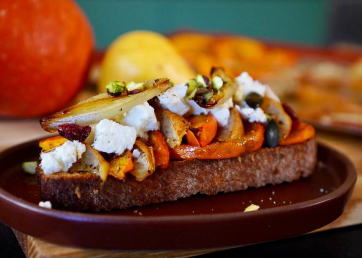 tartine repas d'automne