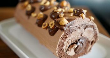 bûche de noël Nutella facile