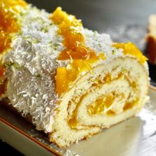 Bûche fruits exotiques