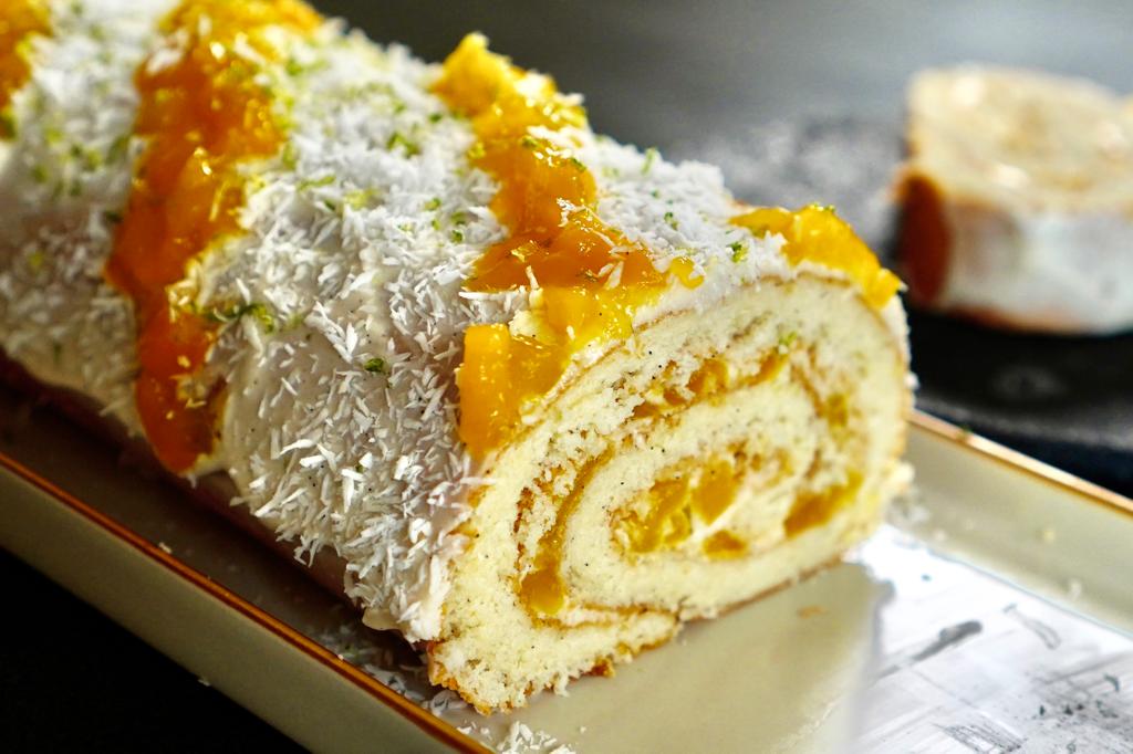 Bûche fruits exotiques